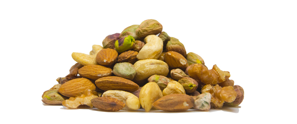 Nuts used in Baklavas