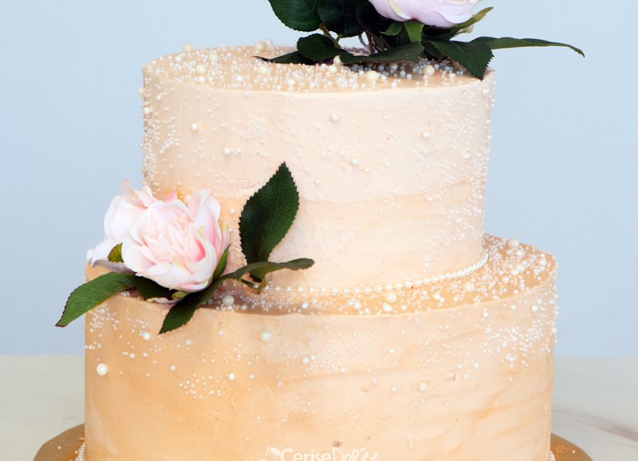Engagement cake - cerise doree pastry - mauritius