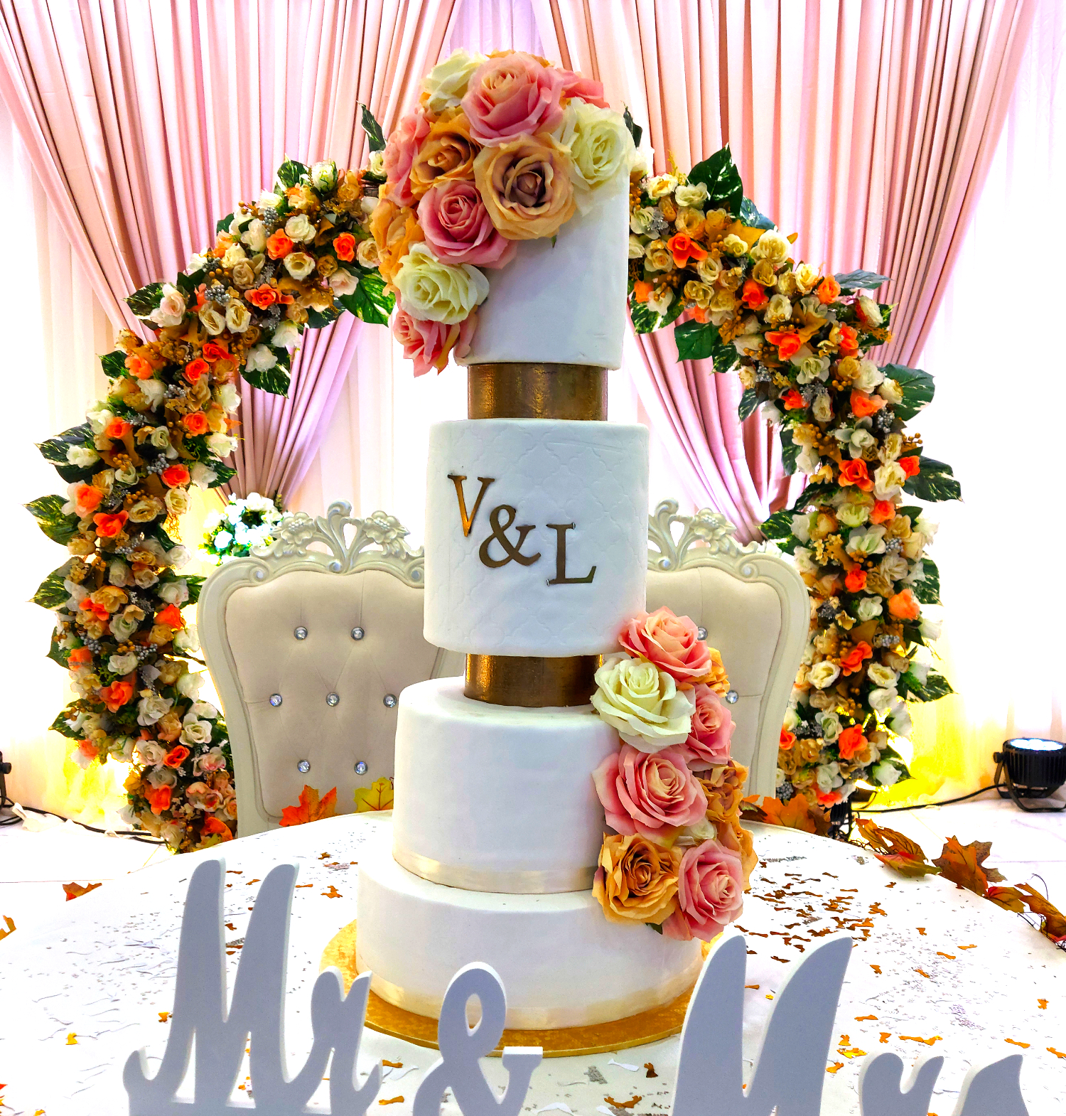 Wedding cake Mauritius - Cerise Doree Pastry