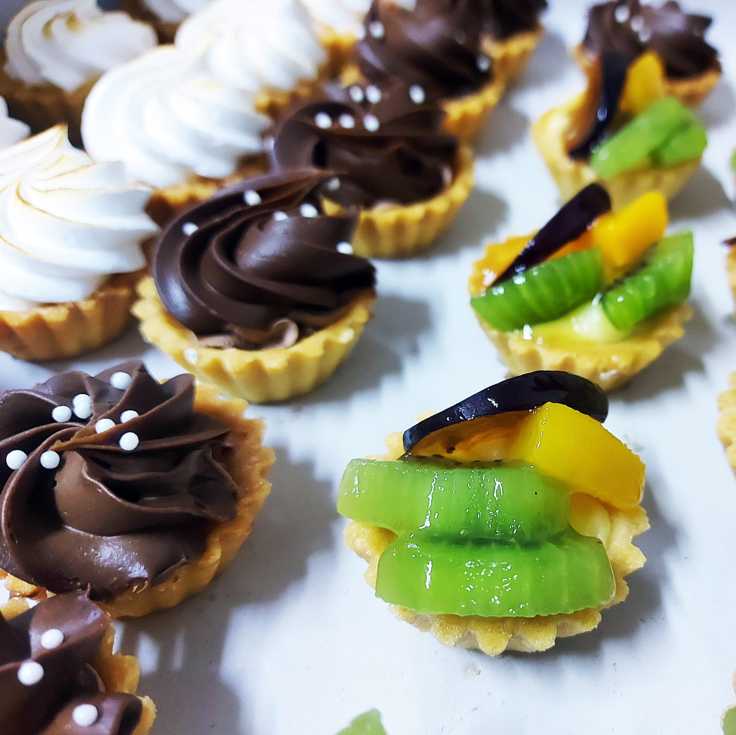 MIni Tarte Chocolat & tarte aux fruits